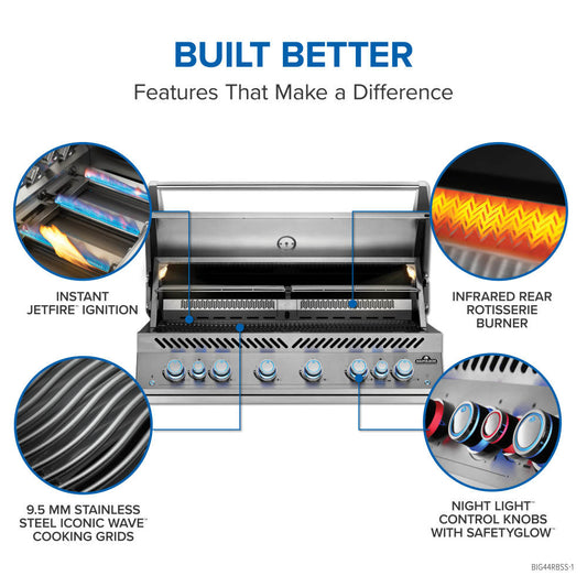 Built-In 700 Series 44 with Dual Infrared Rear Burners (Copy)