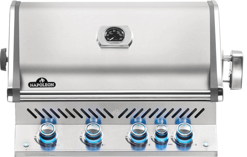 Patio Elegance Built-in Prestige PRO™ 500 Gas Grill with Infrared Rear Burner