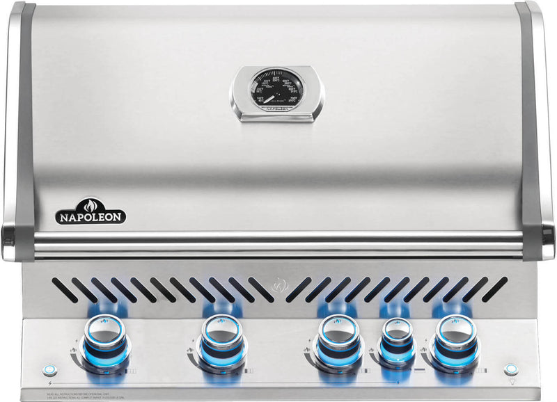Patio Elegance Built-in Prestige PRO™ 500 Gas Grill with Infrared Rear Burner