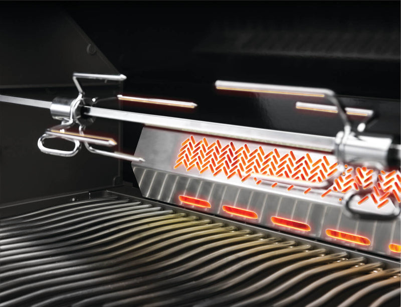 Patio Elegance Built-in Prestige PRO™ 665 Gas Grill with Infrared Rear Burner