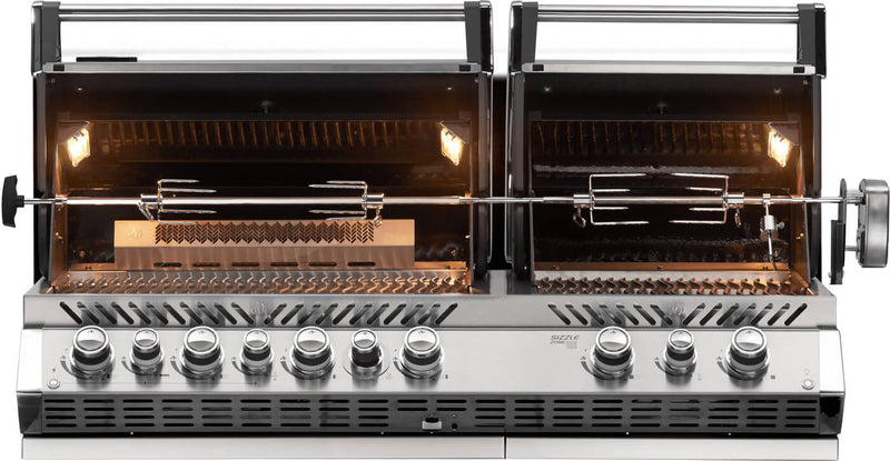 Patio Elegance Built-in Prestige PRO™ 825 Gas Grill with Infrared Rear Burner