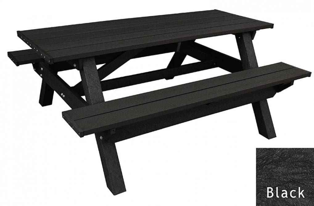 Deluxe 6′ Picnic Table – Durable Recycled Plastic Outdoor Seating