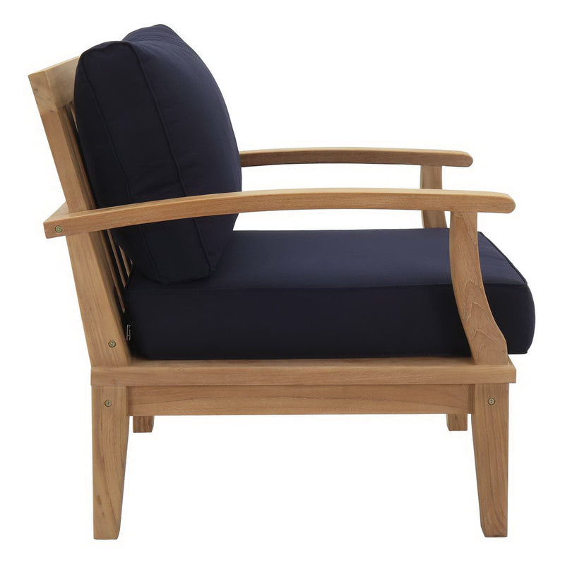 Patio Elegance Marina 9-Piece Teak Outdoor Lounge Set by Modway