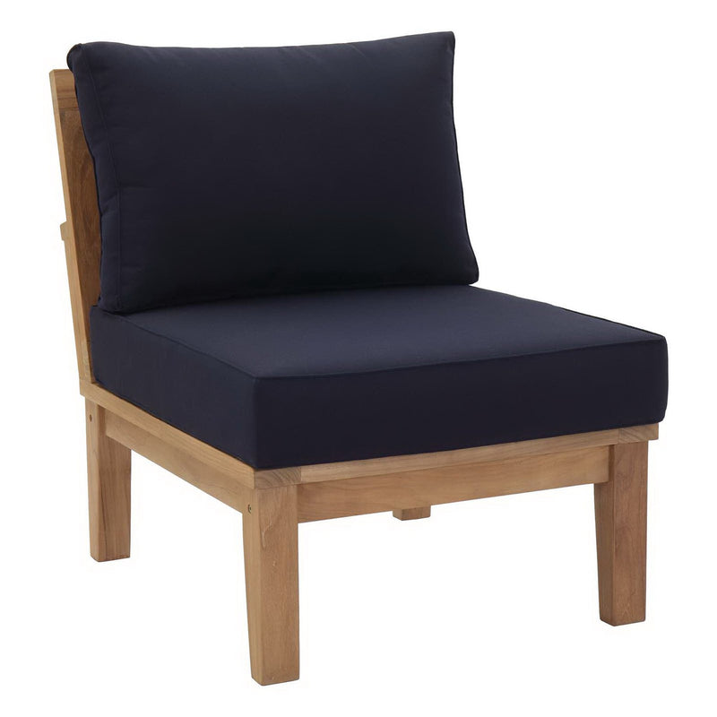 Patio Elegance Marina 9-Piece Teak Outdoor Lounge Set by Modway