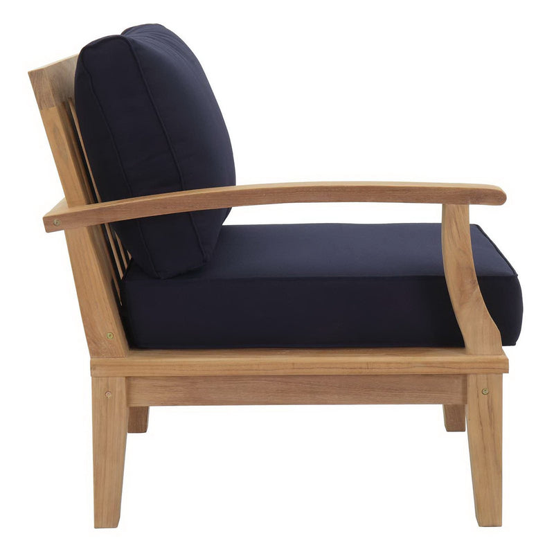 Patio Elegance Marina 9-Piece Teak Outdoor Lounge Set by Modway