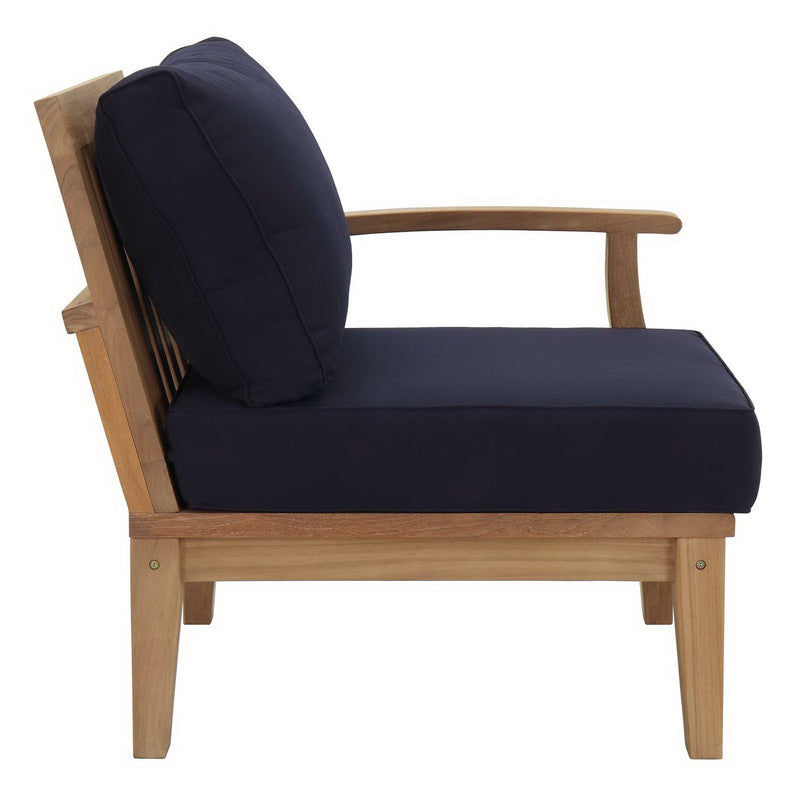 Patio Elegance Marina 9-Piece Teak Outdoor Lounge Set by Modway