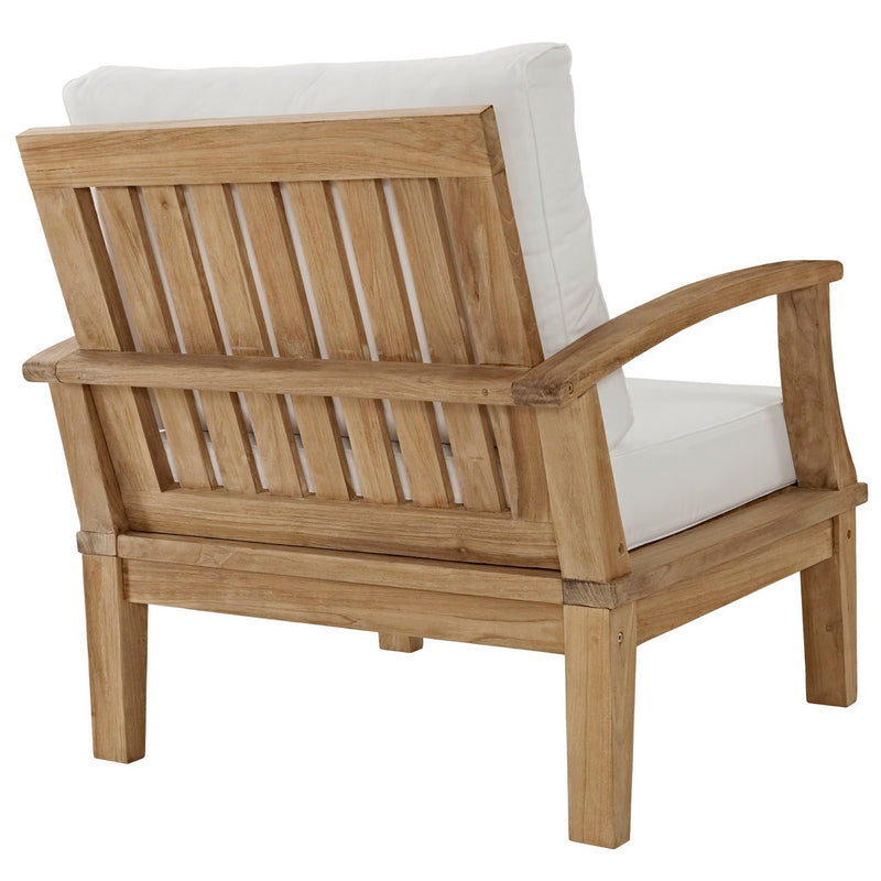 Patio Elegance Marina 9-Piece Teak Outdoor Lounge Set by Modway