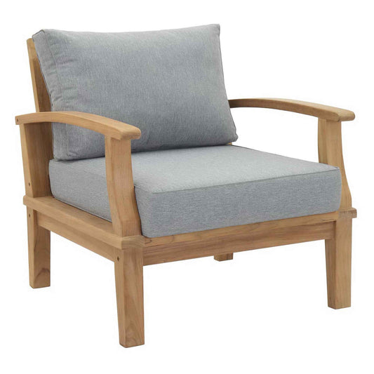Marina 10-Piece Teak Outdoor Patio Set – Grey Finish by Patio Elegance