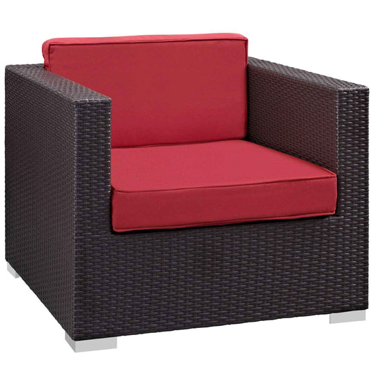 Modway Convene 5-Piece Outdoor Patio Sectional Set