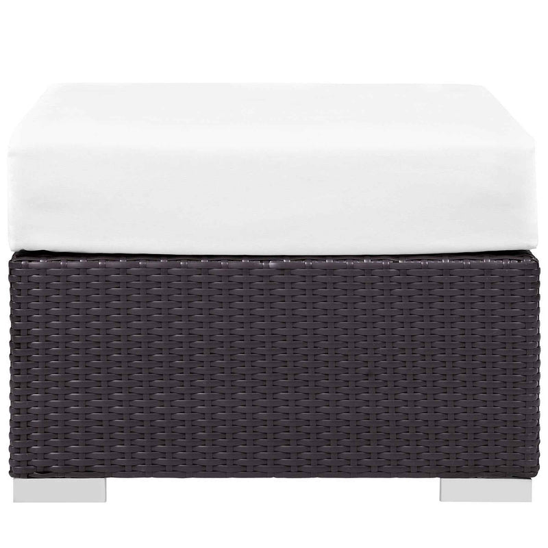 Patio Elegance Convene 10-Piece Outdoor Sectional Lounge Set by Modway