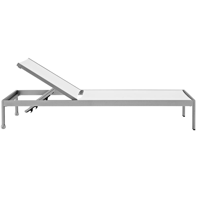 Modway Shore Outdoor Patio Aluminum Chaise Lounge – Set of 6