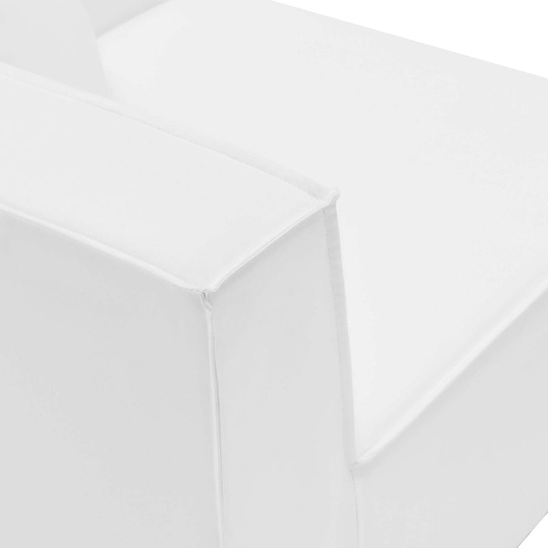 Saybrook Outdoor Loveseat & Ottoman Set – Modway