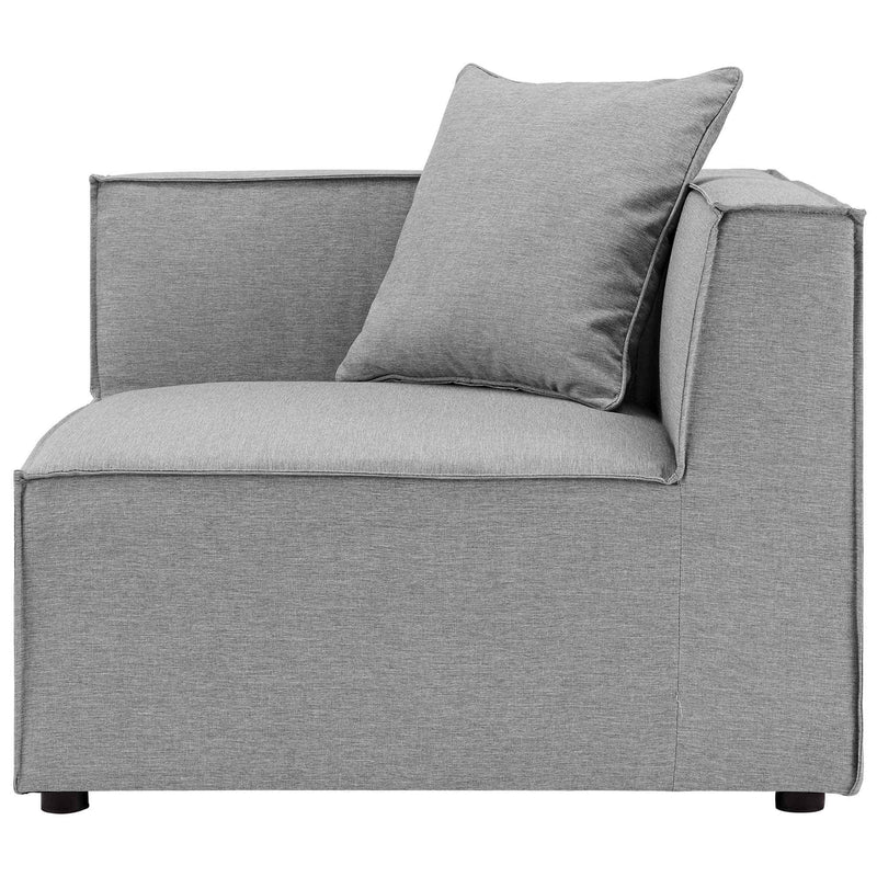 Patio Elegance Saybrook 8-Piece Outdoor Upholstered Sectional Sofa by Modway