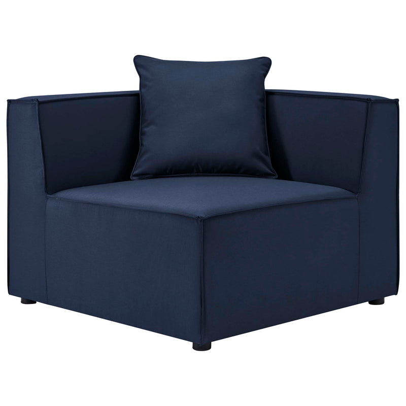 Patio Elegance Saybrook 8-Piece Outdoor Upholstered Sectional Sofa by Modway - Patio Elegance