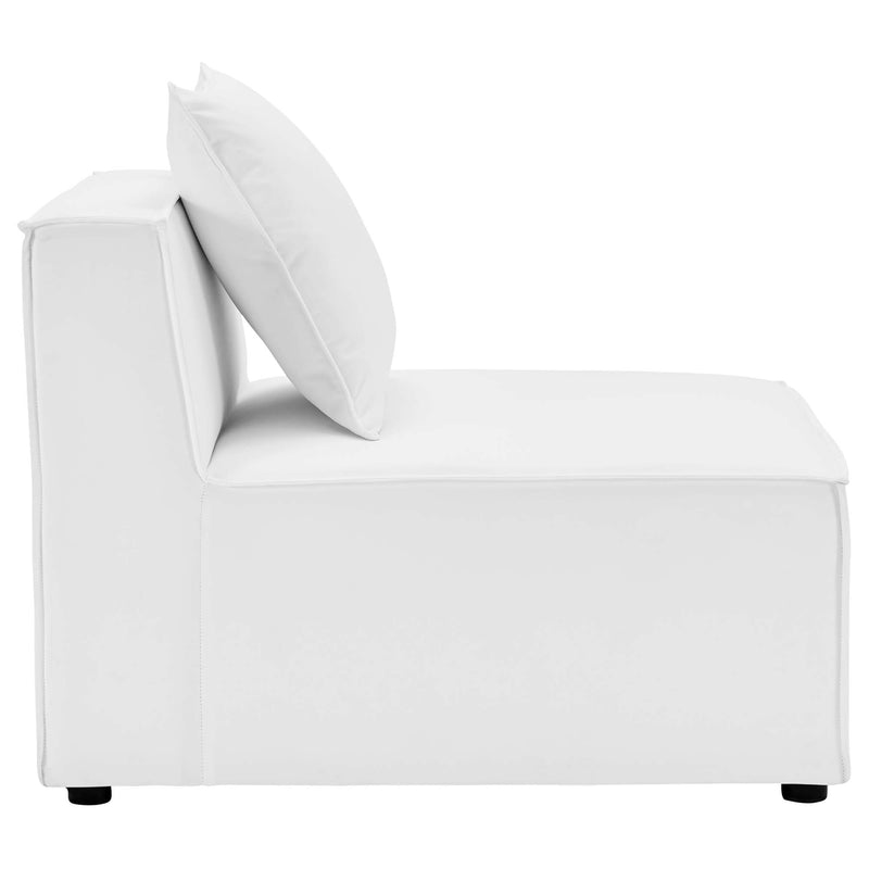 Saybrook 10-Piece White Outdoor Sectional Sofa by Patio Elegance - Patio Elegance