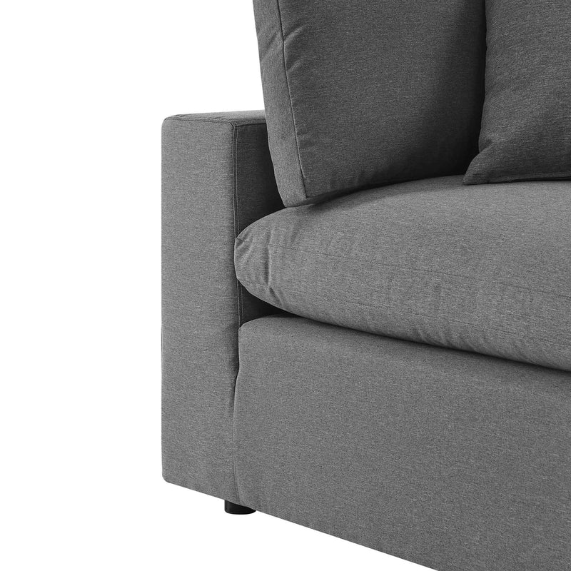 Patio Elegance Commix 5-Piece Outdoor Sectional Sofa Set by Modway