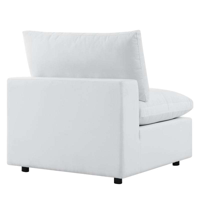 Commix 5-Piece Outdoor Sectional Sofa – Sunbrella® White Collection Exclusively at Patio Elegance