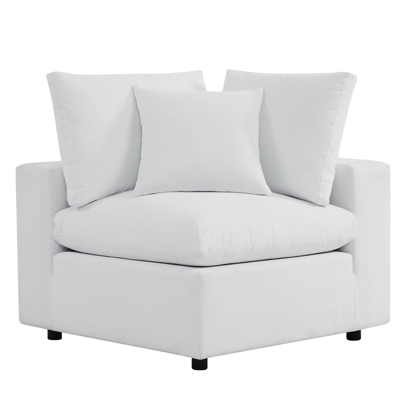 Commix 5-Piece Outdoor Sectional Sofa – Sunbrella® White Collection Exclusively at Patio Elegance