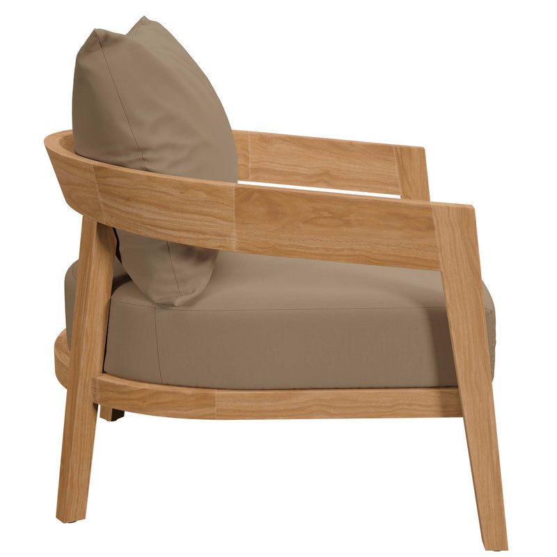 Brisbane 3-Piece Teak Outdoor Patio Set – Modway