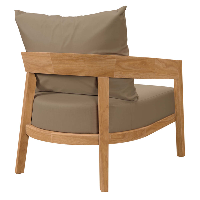 Brisbane 3-Piece Teak Outdoor Patio Set – Modway