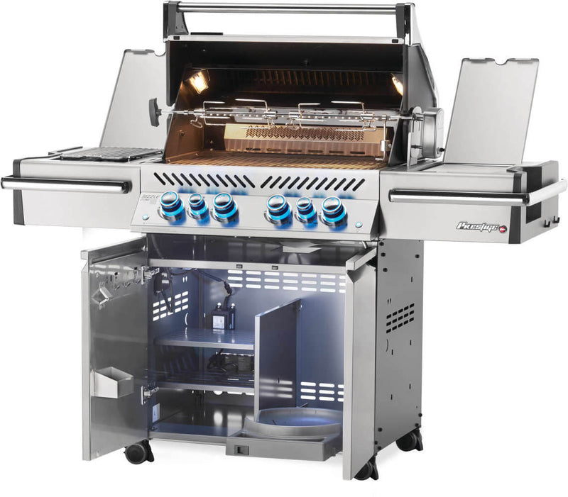 Patio Elegance Prestige PRO™ 500 RSIB Gas Grill with Infrared Side and Rear Burners