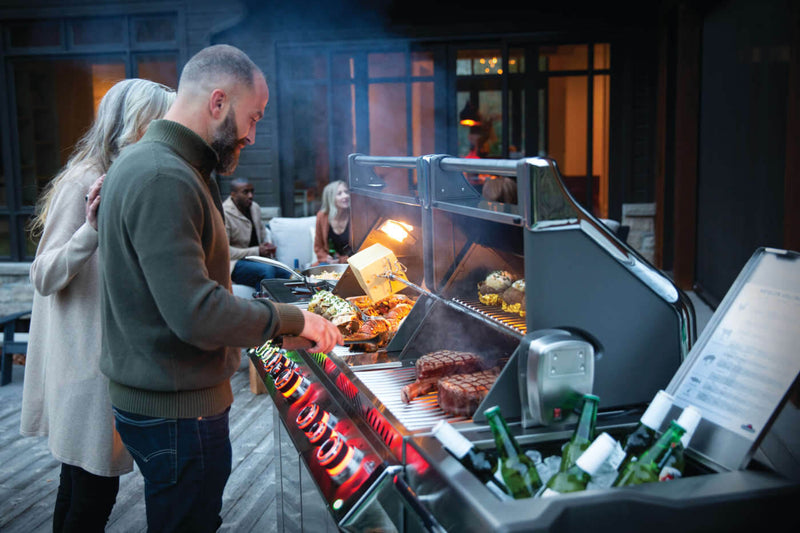 Patio Elegance Prestige PRO™ 825 RSBI Gas Grill with Power Side Burner and Infrared Rear & Bottom Burners