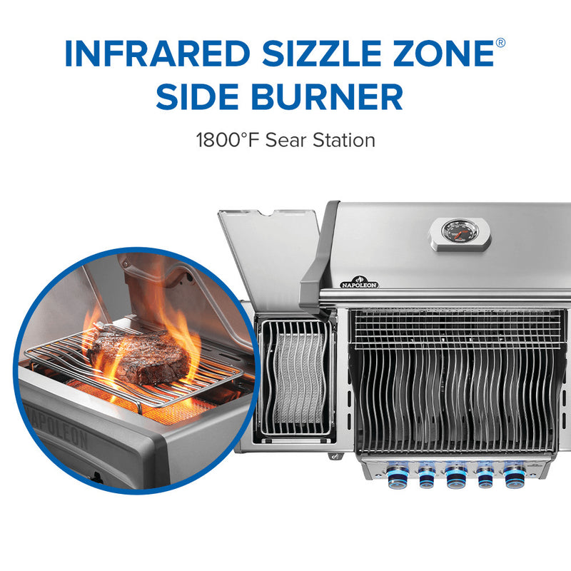 Patio Elegance Rogue® PRO‑S 425 RSIB Gas Grill with Infrared Side and Rear Burners