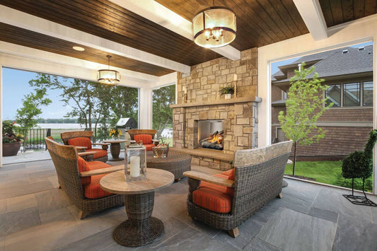 Riverside 36 Outdoor Gas Fireplace – RSS36 - Patio Elegance