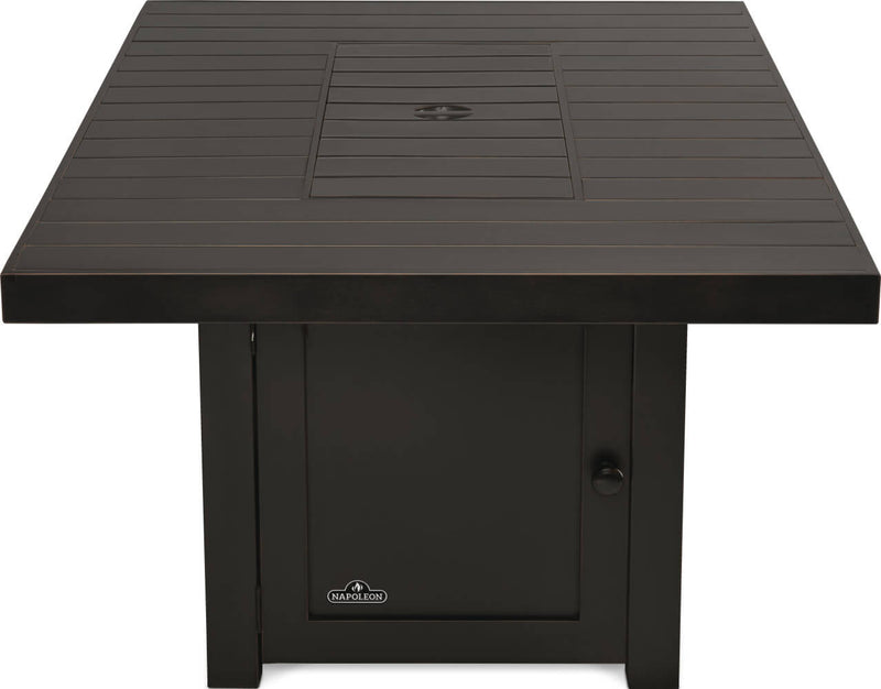 Patio Elegance St. Tropez Square Patioflame® Table – Fire Table