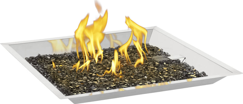 Patio Elegance St. Tropez Square Patioflame® Table – Fire Table