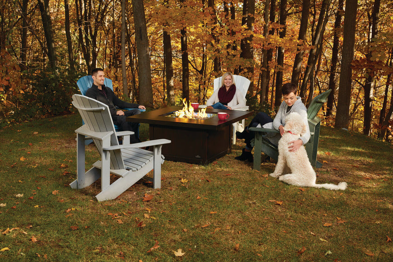Patio Elegance St. Tropez Square Patioflame® Table – Fire Table
