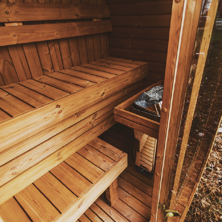 Patio Elegance MW12 – ThermoWood® Outdoor Sauna