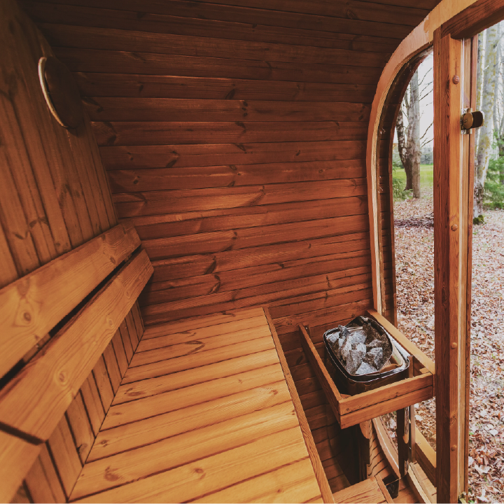 Patio Elegance MW12 – ThermoWood® Outdoor Sauna