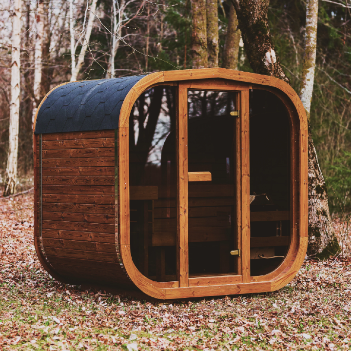 Outdoor wood Sauna