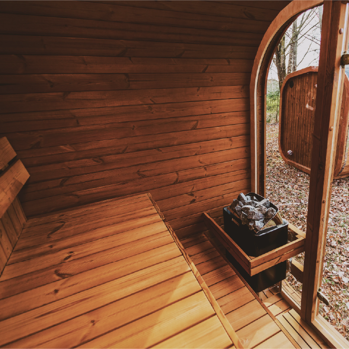 Patio Elegance MW12 – ThermoWood® Outdoor Sauna
