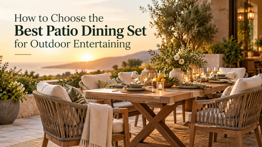 How to Choose the Best Patio Dining Set for Outdoor Entertaining