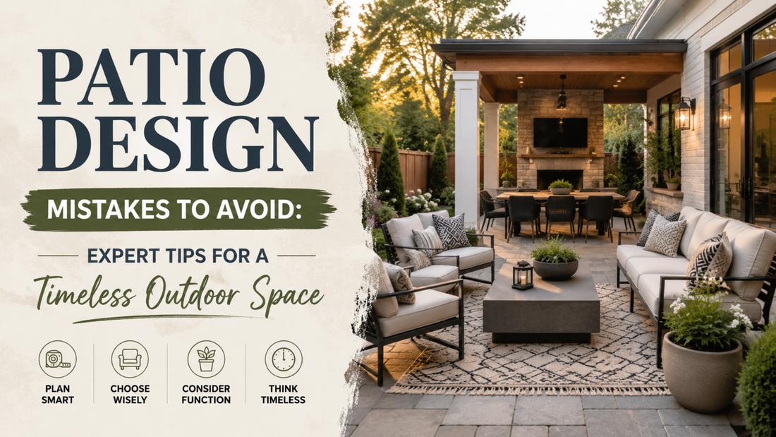 Patio Design Mistakes to Avoid: Expert Tips for a Timeless Outdoor Space
