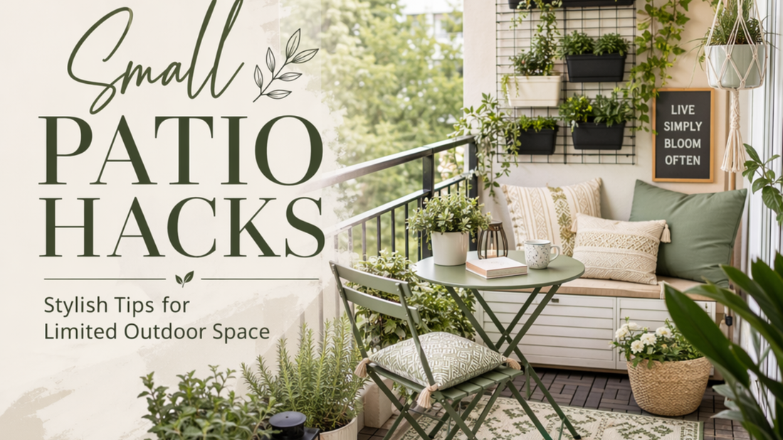 Small Patio Hacks: Stylish Tips for Limited Outdoor Space