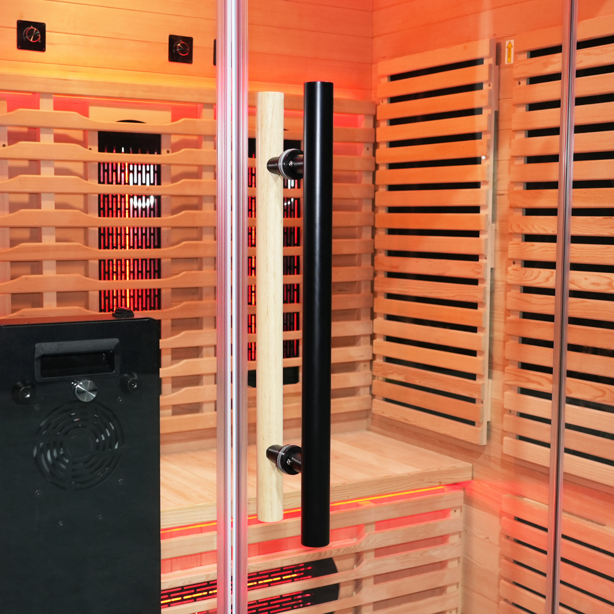 Blisspod I Venetian RED I All-In-One - Full Spectrum + Red Light Therapy I Indoor Premium Sauna I 3 Person
