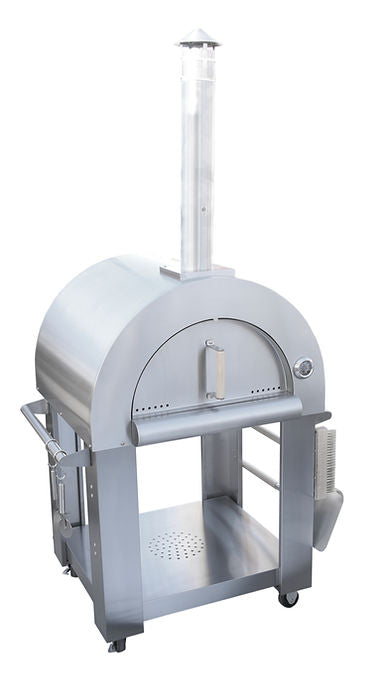 Kokomo 32” Wood Fired Stainless Steel Pizza Oven – Freestanding or Built-In