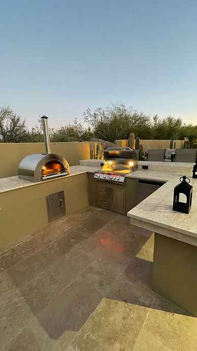 Kokomo 32” Built-In Wood Fired Stainless Steel Pizza Oven