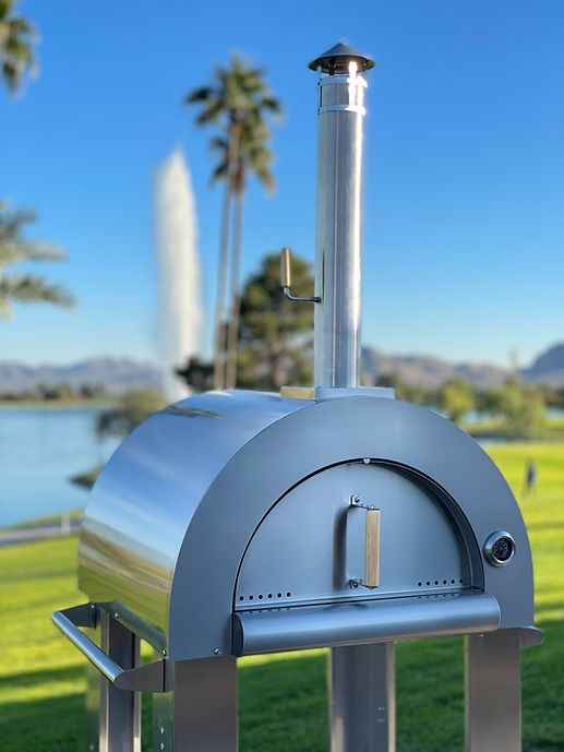 Kokomo 32” Built-In Wood Fired Stainless Steel Pizza Oven
