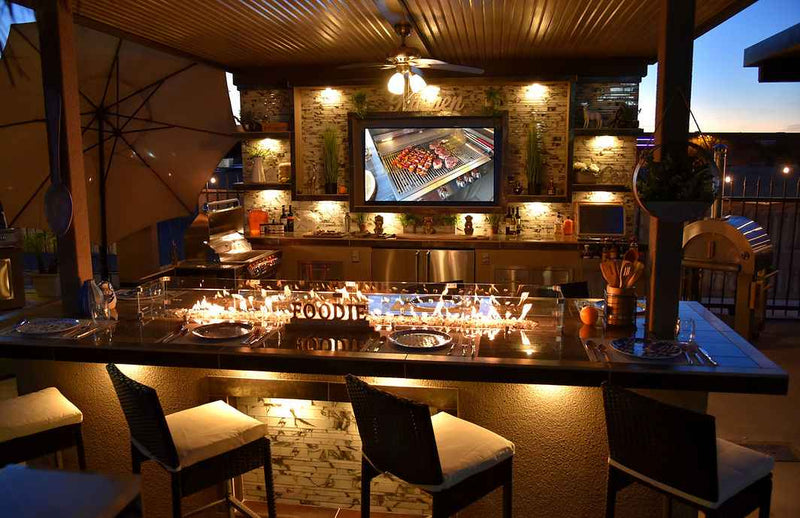 KoKoMo Montego Outdoor Kitchen BBQ Island – Built-In BBQ Grill Island for Patios