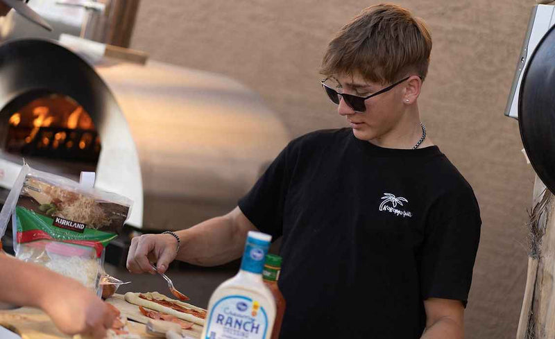 Kokomo 32” Built-In Wood Fired Stainless Steel Pizza Oven