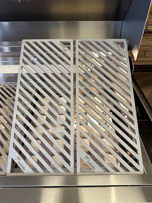 KoKoMo 32” Professional Built-In 4-Burner Gas Grill with Laser-Cut Grates & Back Burner - Patio Elegance