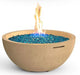 AFD 36" Fire Bowl in Black Lava Textured Finish with Fyrestarter Ignition - NG - 732BA11H6NC