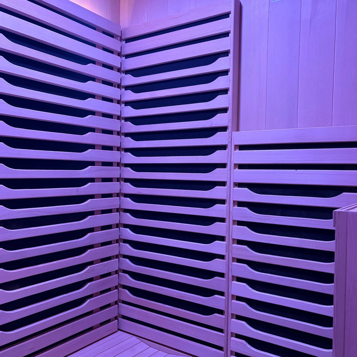 Blisspod | Milano | Full Spectrum Sauna | Canadian Hemlock Wood | Ultra Low EMF | 5 Far Infrared & 1 Red Glass Heater | Chromotherapy | Upto 2 Person