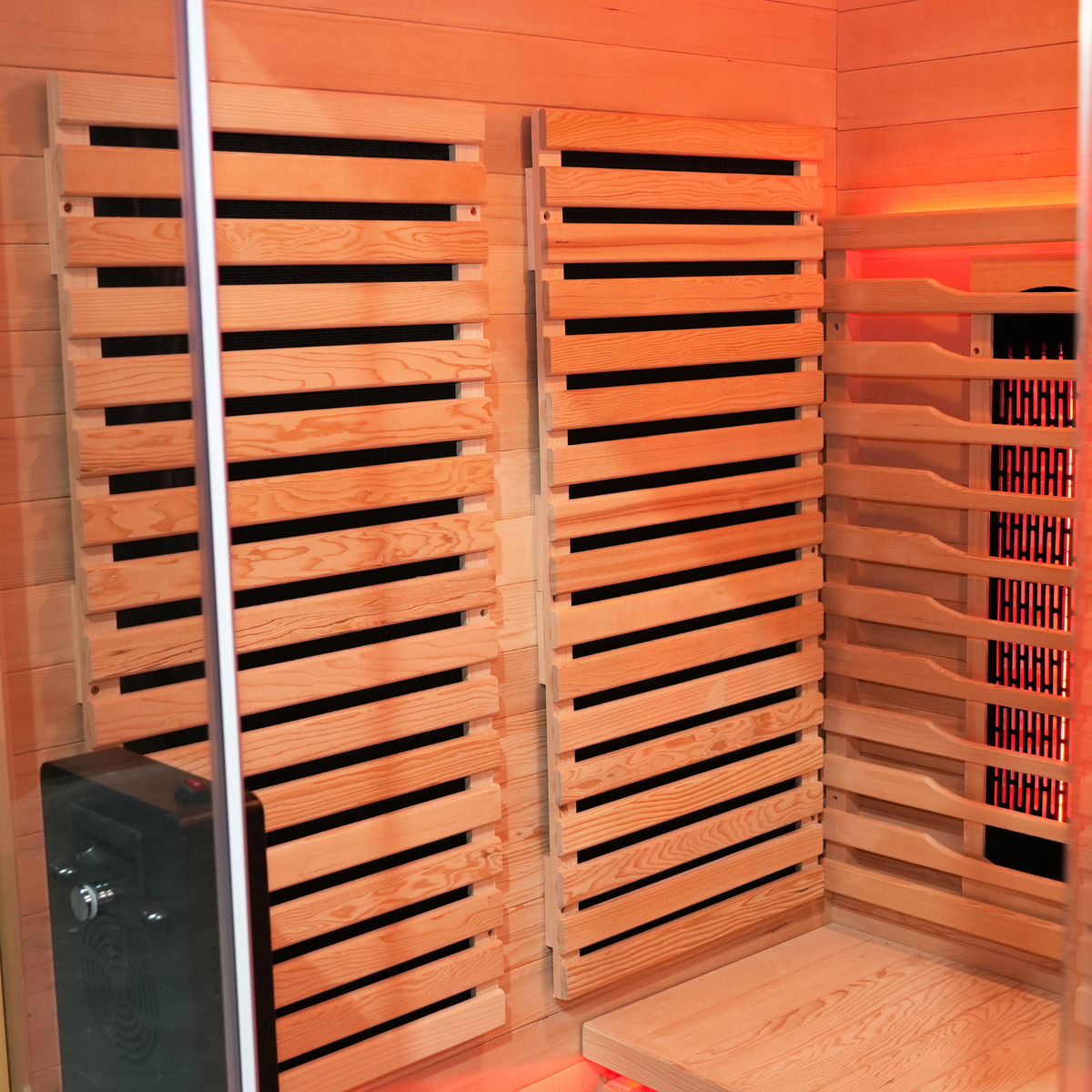 Blisspod I Venetian RED I All-In-One - Full Spectrum + Red Light Therapy I Indoor Premium Sauna I 3 Person