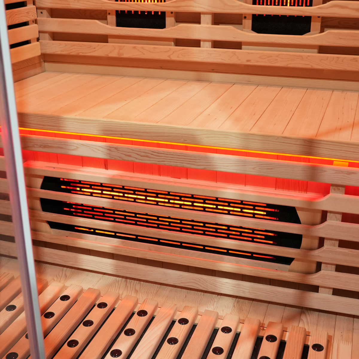 Blisspod I Venetian RED I All-In-One - Full Spectrum + Red Light Therapy I Indoor Premium Sauna I 2 Person