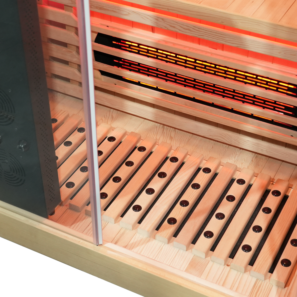 Blisspod I Venetian RED I All-In-One - Full Spectrum + Red Light Therapy I Indoor Premium Sauna I 2 Person